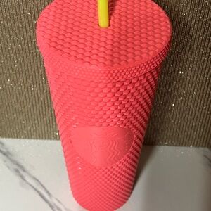 Starbucks Pink Textured Tumbler